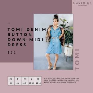 Soft denim dress/tunic